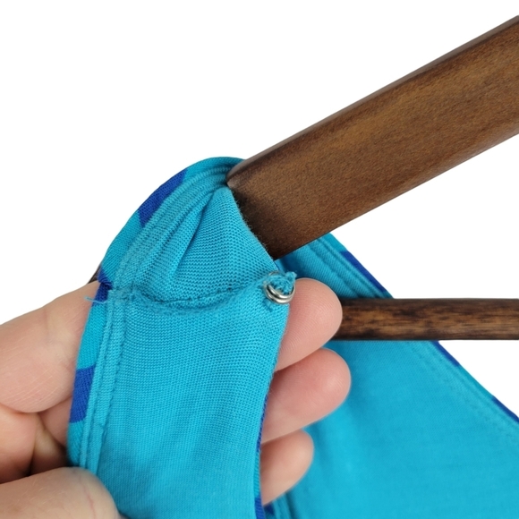 Soft Surroundings layered striped dress size M - Picture 6 of 12